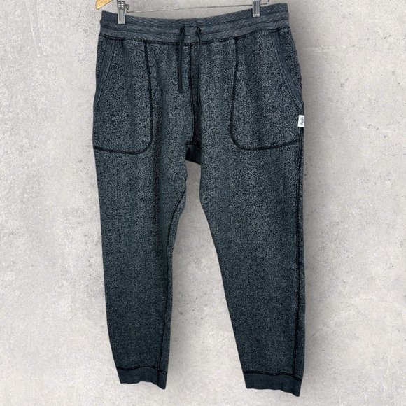Reigning Champ Canada Fleece Sweatpants Mens Size XL Heathered Grey Active Pants - Picture 2 of 14